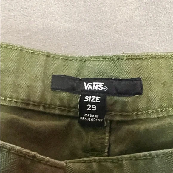 Women’s Vans Union Relaxed Green Carpenter Trousers - Picture 9 of 10